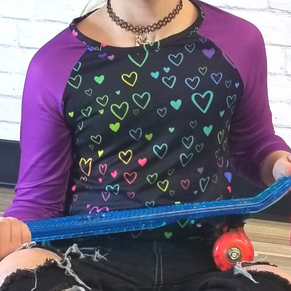 Neon Love Raglan